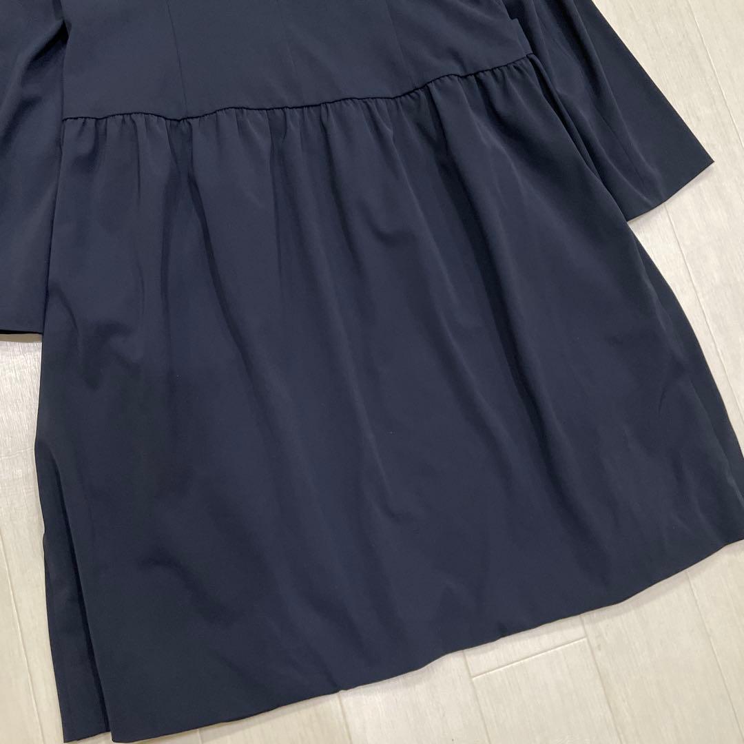 M-premier BLACK エムプルミエ スプリングコート 38 ネイビー