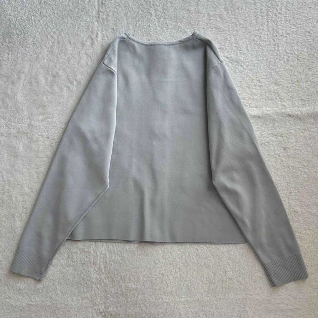 極美品 ビアズリー 24SS スカラップ比翼カーディガン ニットカーディガン