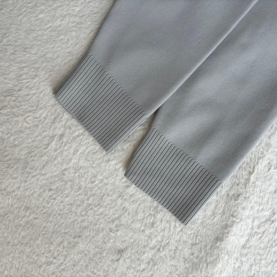 極美品 ビアズリー 24SS スカラップ比翼カーディガン ニットカーディガン
