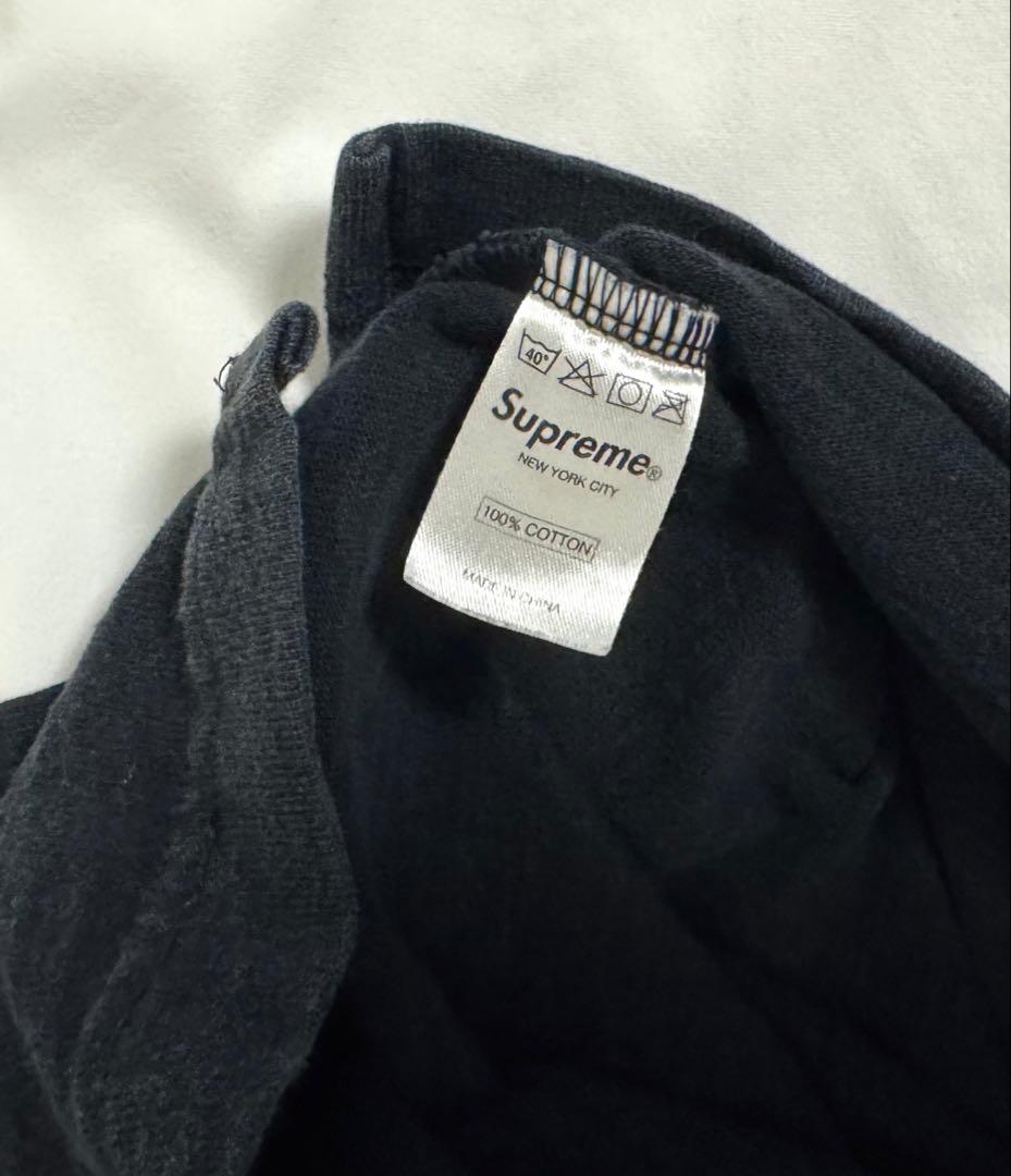 Supreme フットボールシャツ　黒/M