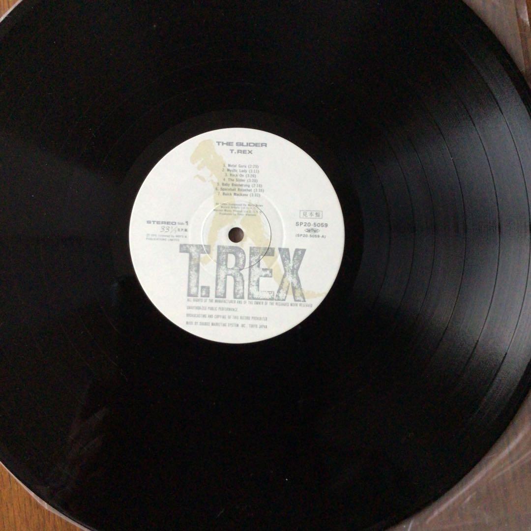 T-REX THE SLIDER 国内見本盤LP