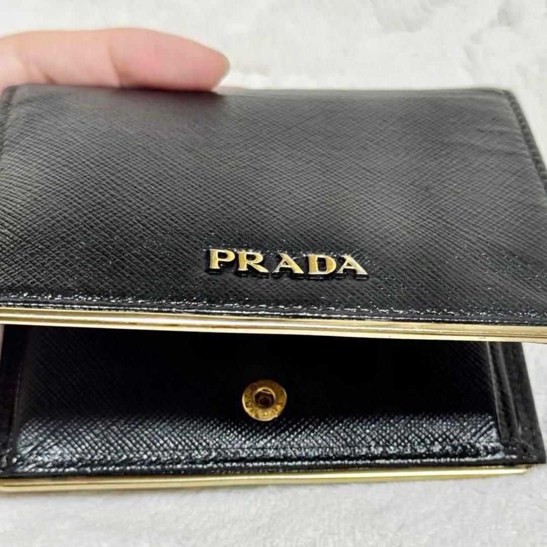 ✨正規品✨ PRADA プラダ　二つ折り財布　サフィアーノ