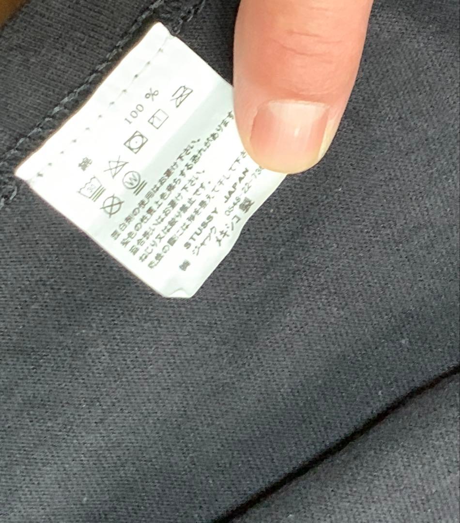 ロ*ー様 【極美品】ステューシー☆メンズTシャツ☆ブラック☆Mサイズ☆オレンジロ