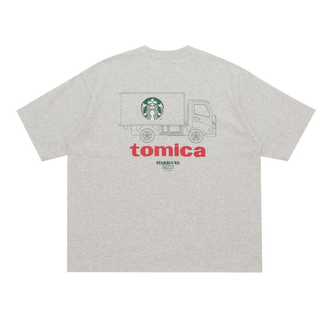 STARBUCKS STAND by BEAMS トミカ トラックプリントT