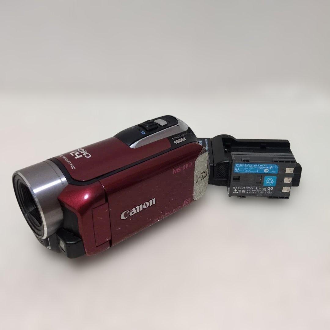 Canon IVIS HF R10 デジタルビデオカメラ レッド 動作良好