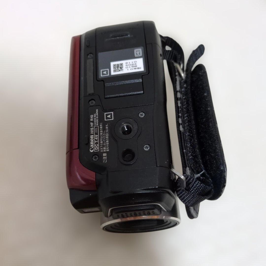 Canon IVIS HF R10 デジタルビデオカメラ レッド 動作良好