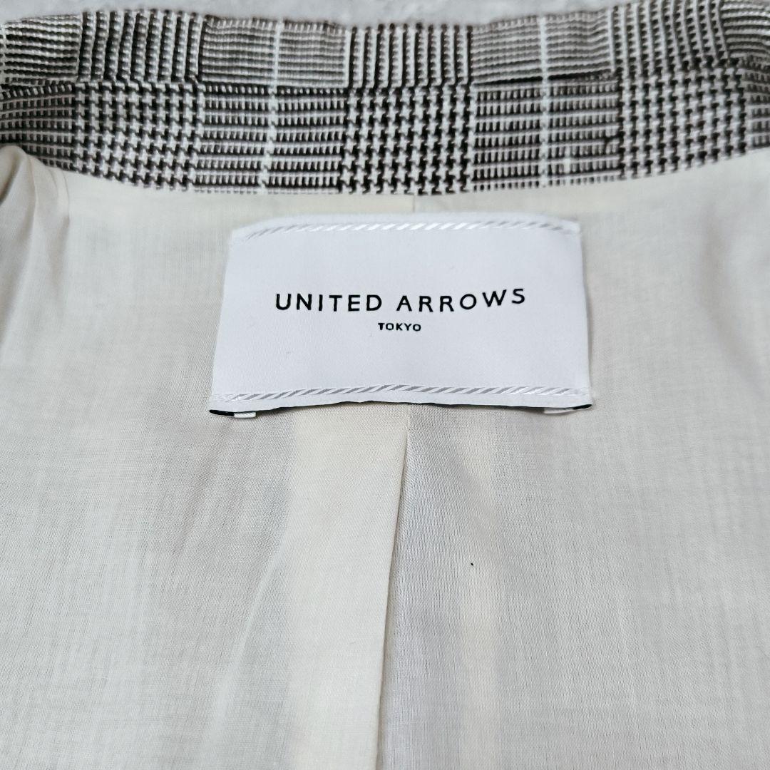 UNITED ARROWS UWSC リネン ブレザー 40 ダブルジャケット