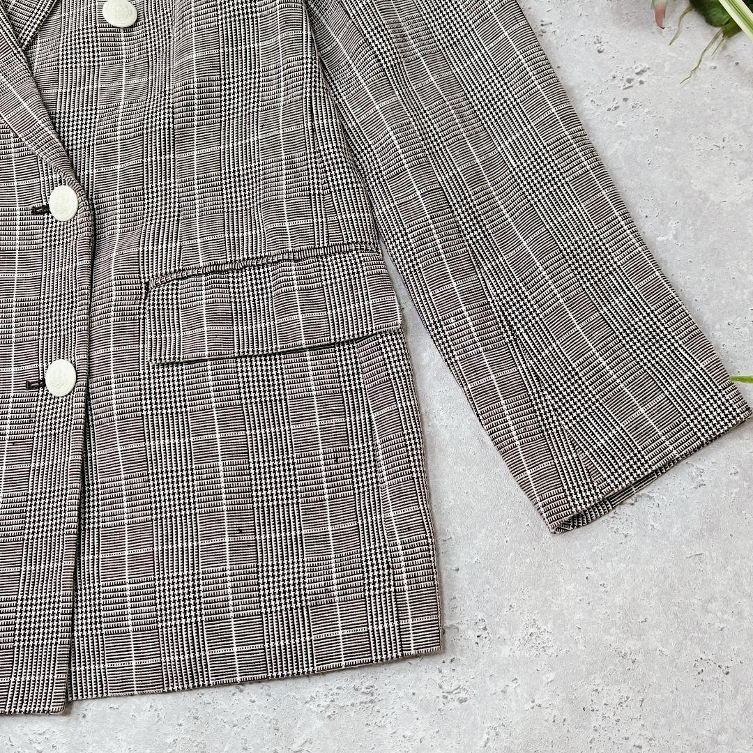 UNITED ARROWS UWSC リネン ブレザー 40 ダブルジャケット