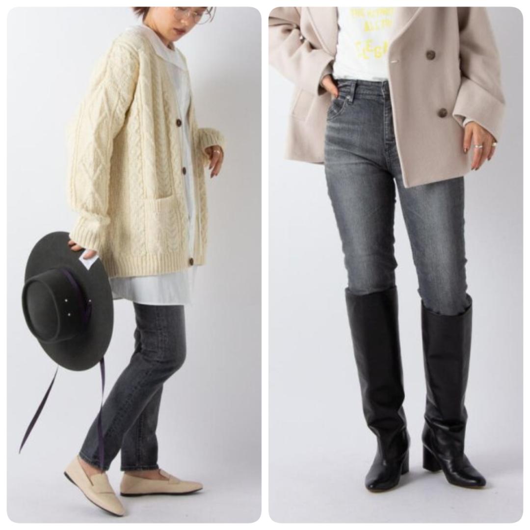 BAILA掲載★新品 ヤヌーク 定番 RUTH デニム UGY 26