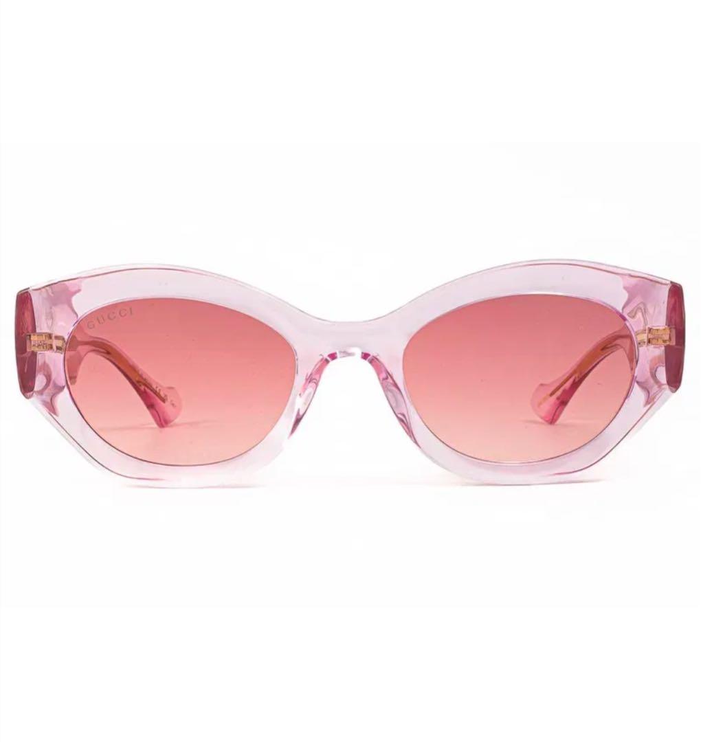 GUCCI GG1553S クリア ピンク バタフライ サングラス