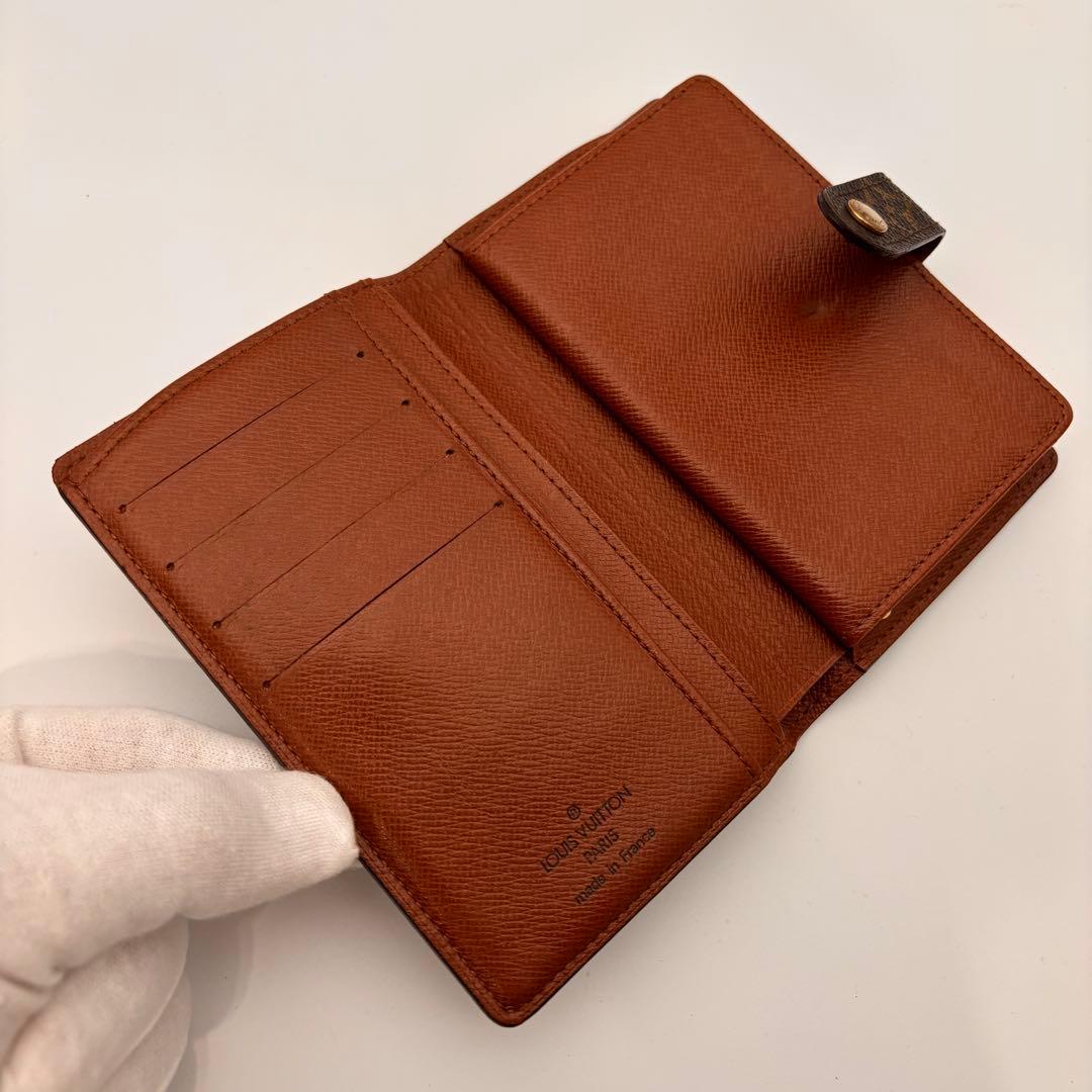 【鑑定済み】ルイヴィトン✨モノグラム✨ヴィエノワ 二つ折り財布