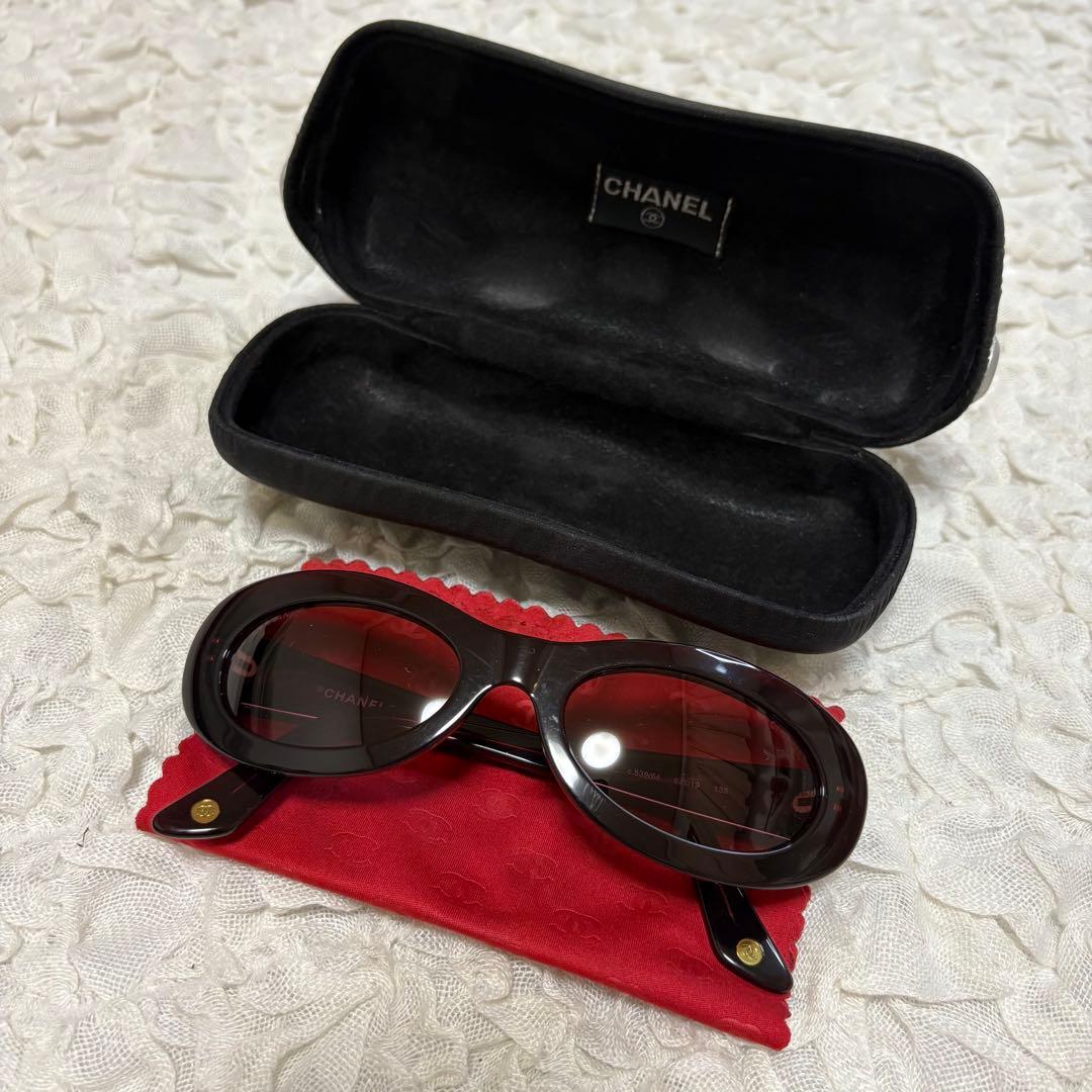 CHANEL オーバルサングラス 5007 ココマーク