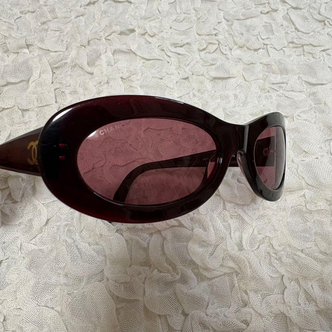 CHANEL オーバルサングラス 5007 ココマーク