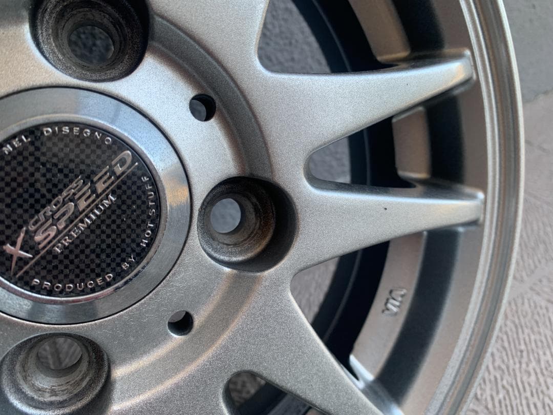 美品ホイール　CROSS SPEED PREMIUM 13インチ　 軽自動車に！