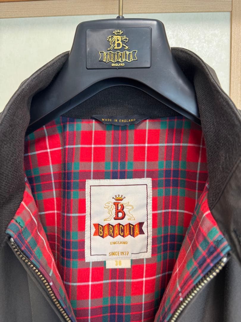 BARACUTA バラクータ G9 サイズ38 フェードブラック 英国製 美品
