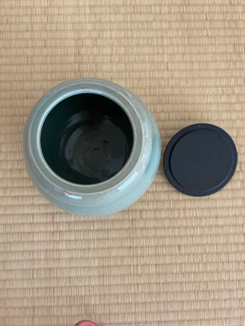 茶道　水指　黃瀬戸末広水指