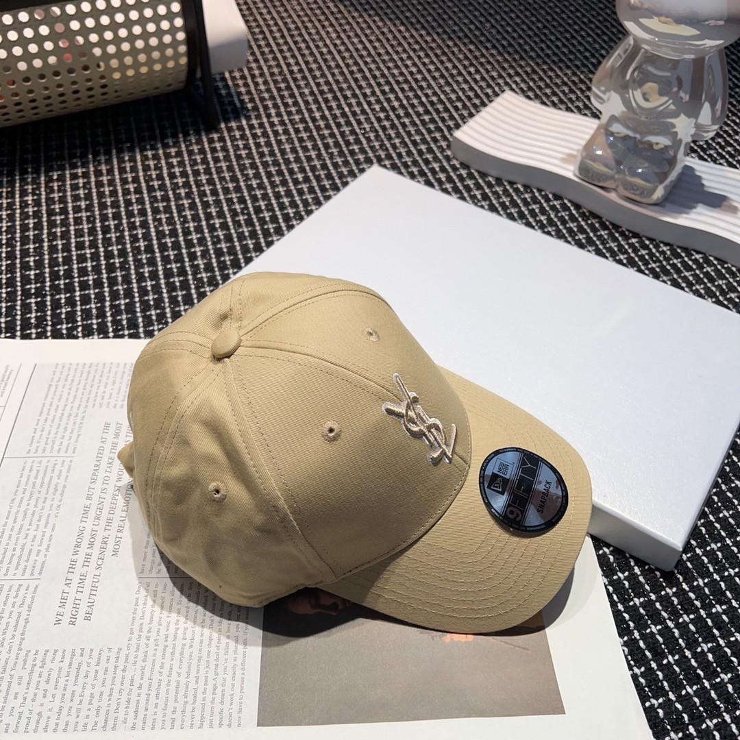 YSL ベージュ ベースボールキャップ 9FIFTY