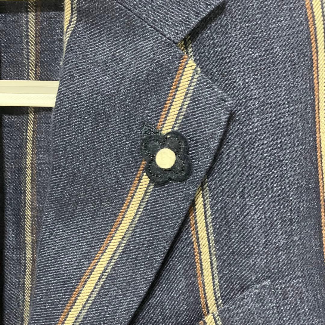 コ*中様 LARDINI テーラードジャケット 紺系