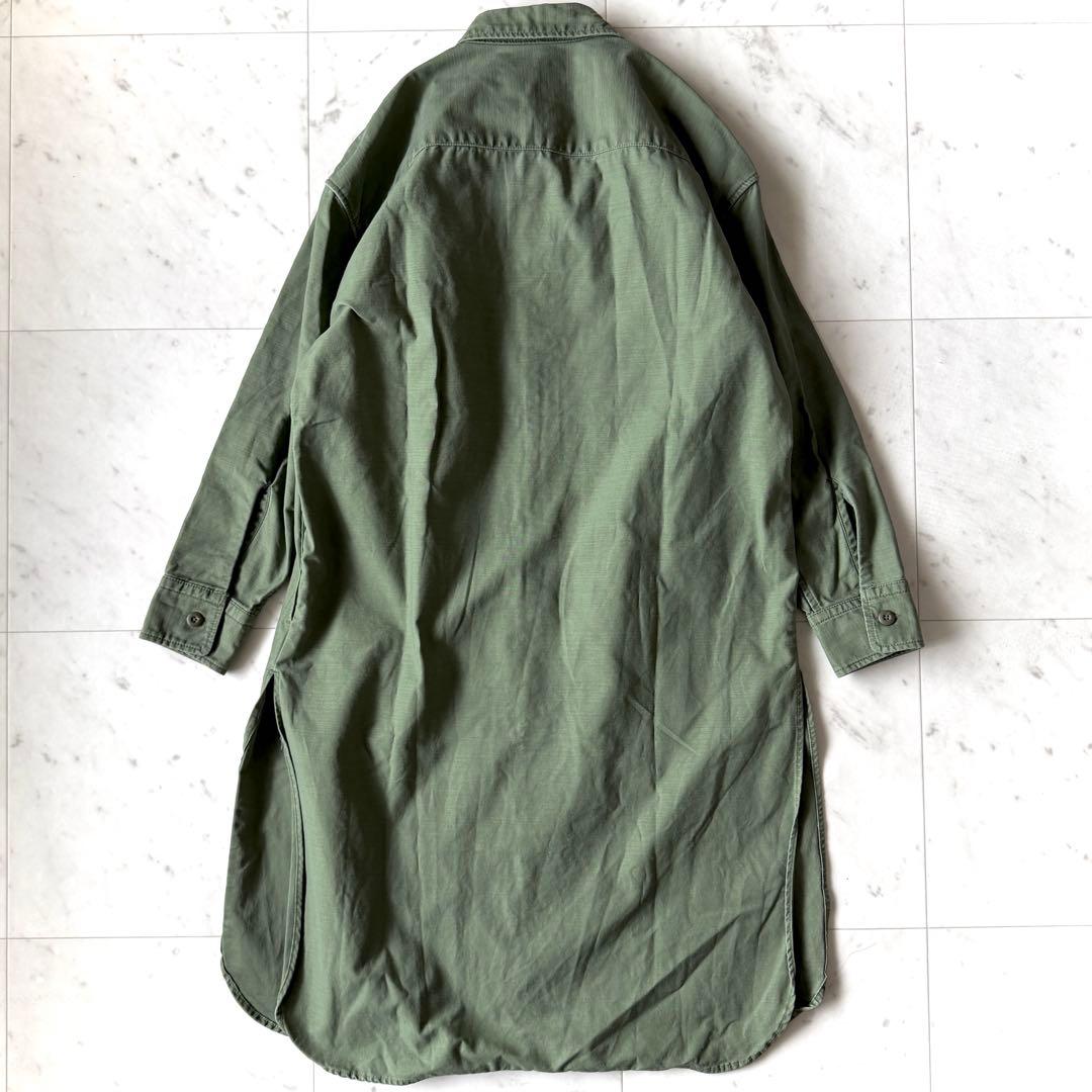 美品 ジャーナルスタンダード Relume バックサテン シャツワンピース