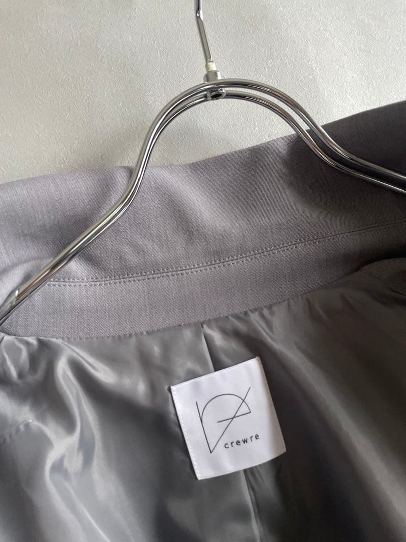 クルーレ　24SS ダブルブレスト　ツイルジャケット　伸縮有り　サイズ2