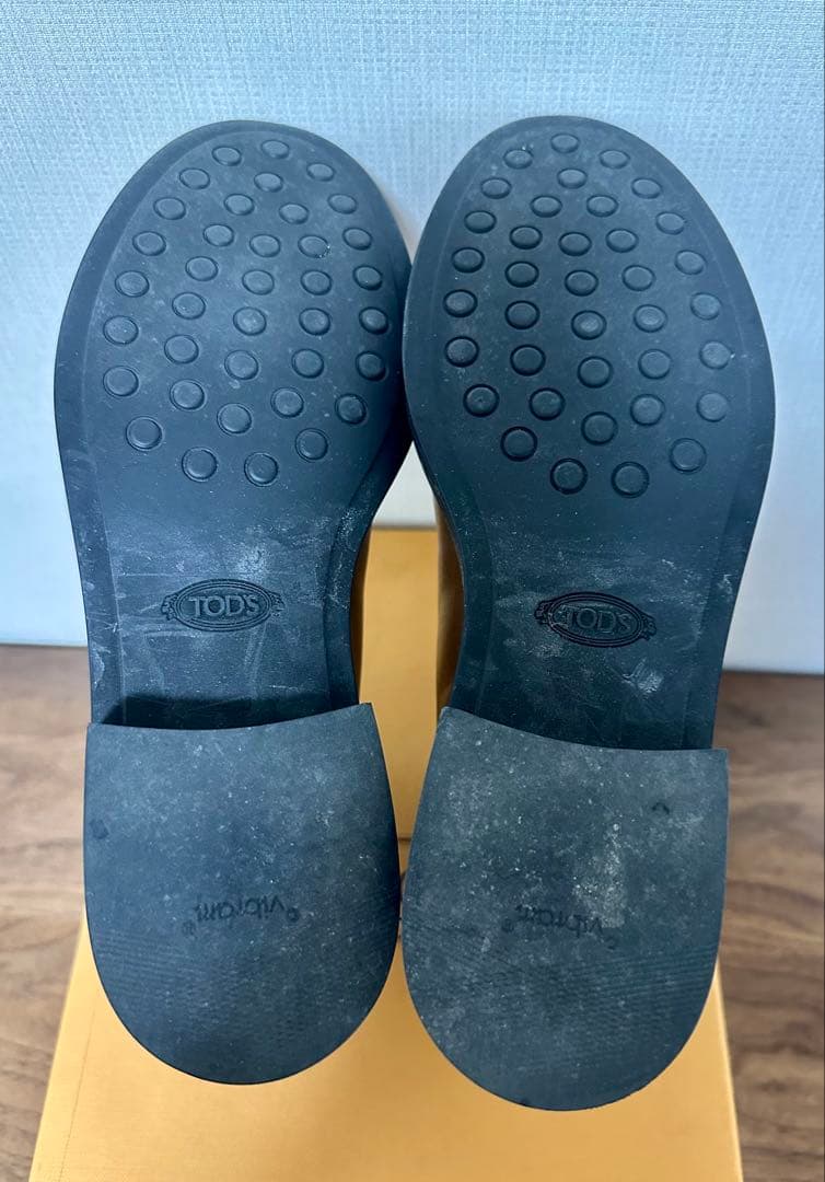 【美品/TOD’S】レザーチェルシーブーツ ブラウン 371/2（24.5cm）
