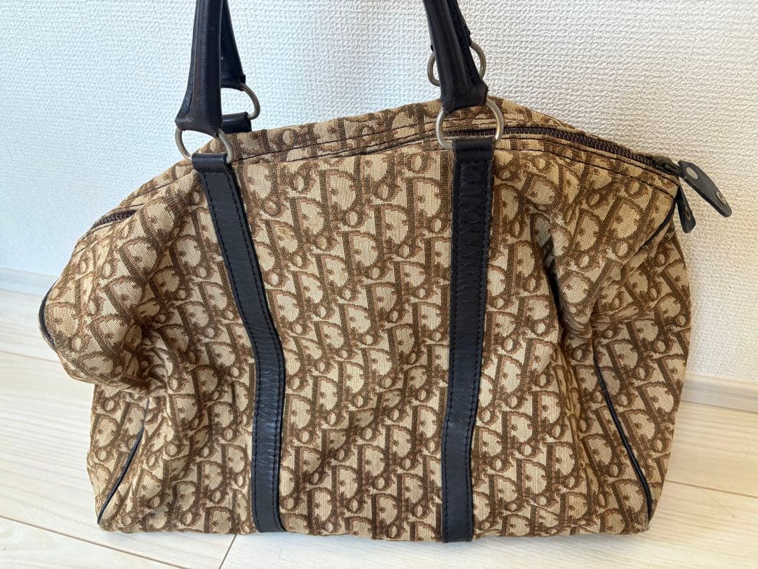 ちぇさま専用☆ Dior ボストンバッグ ブラウン ヴィンテージ　トロッター柄