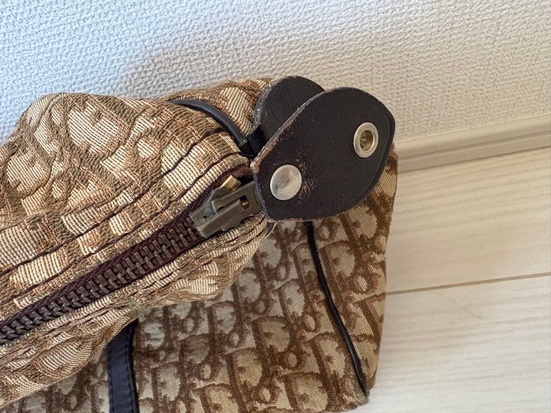 ちぇさま専用☆ Dior ボストンバッグ ブラウン ヴィンテージ　トロッター柄