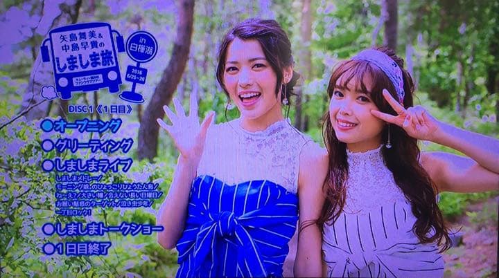矢島舞美&中島早貴のしましま旅in白樺湖　DVD