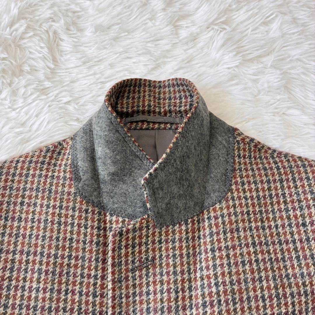 【美品】J.PRESS ツイードジャケット レディース 三つ釦 くるみボタン
