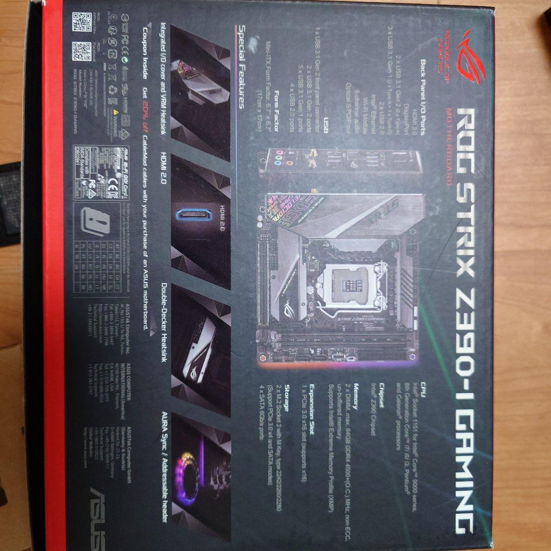 mini-ITX マザーボード ASUS Z390