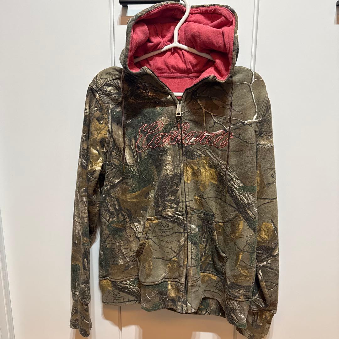 Carhartt パーカー　リアルツリー カモフラ　カーハート　スウェット