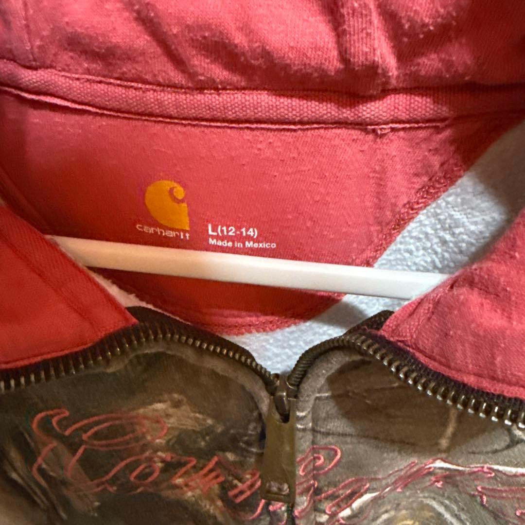 Carhartt パーカー　リアルツリー カモフラ　カーハート　スウェット