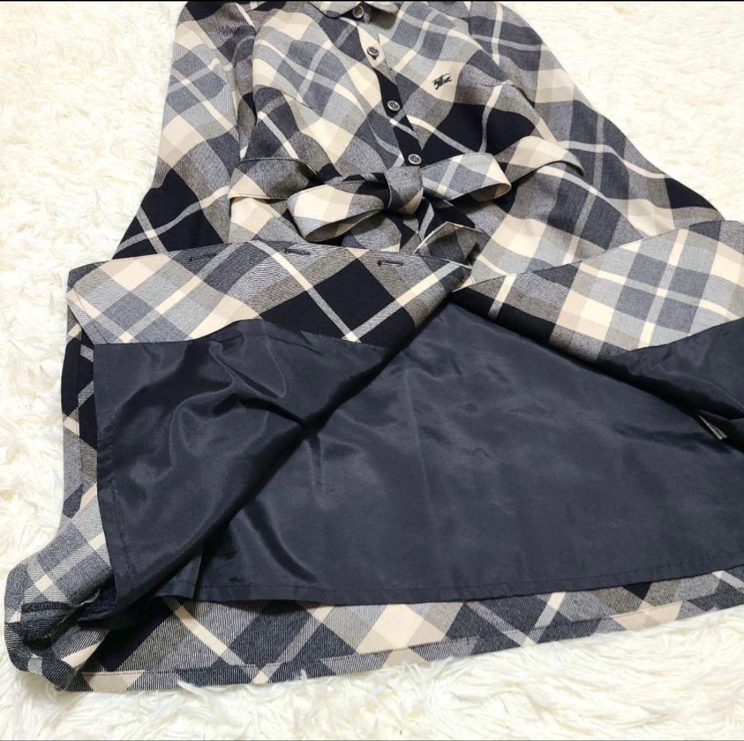 BURBERRY BLUE LABEL ＊チェック＊シャツワンピース＊36
