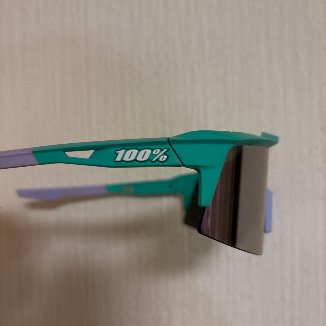 100% スポーツサングラス ミラー レンズ