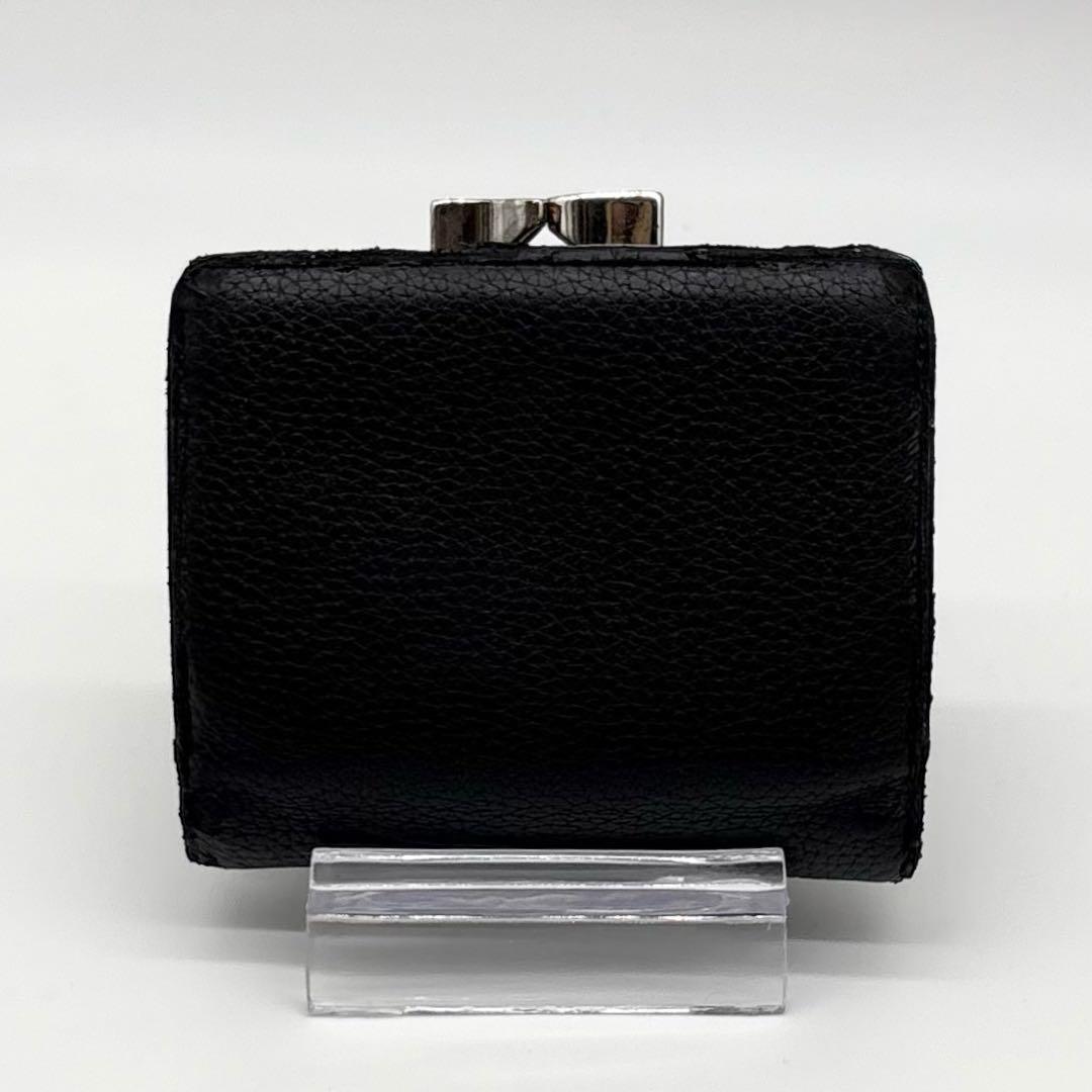 【美品】ヴィヴィアンウエストウッド レザー 二つ折り財布 オーブ 型押し ロゴ