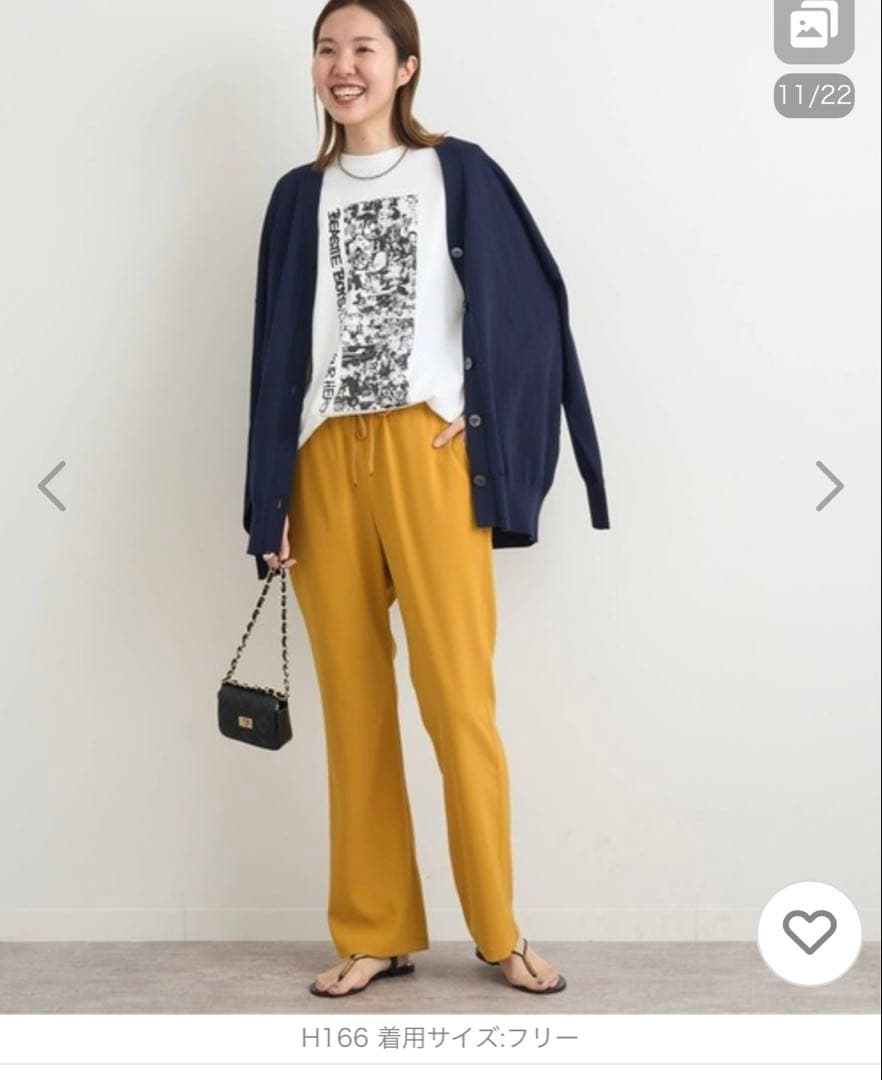 タグ付き！定価16500円　FRAMe WORK Ｖネックカーディガン　ネイビー