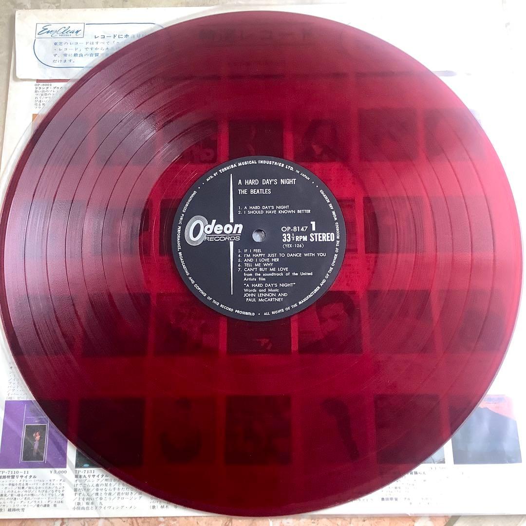 レア!レコード極美! オデオン2000円 赤盤 ビートルズがやってくる ヤァヤァ