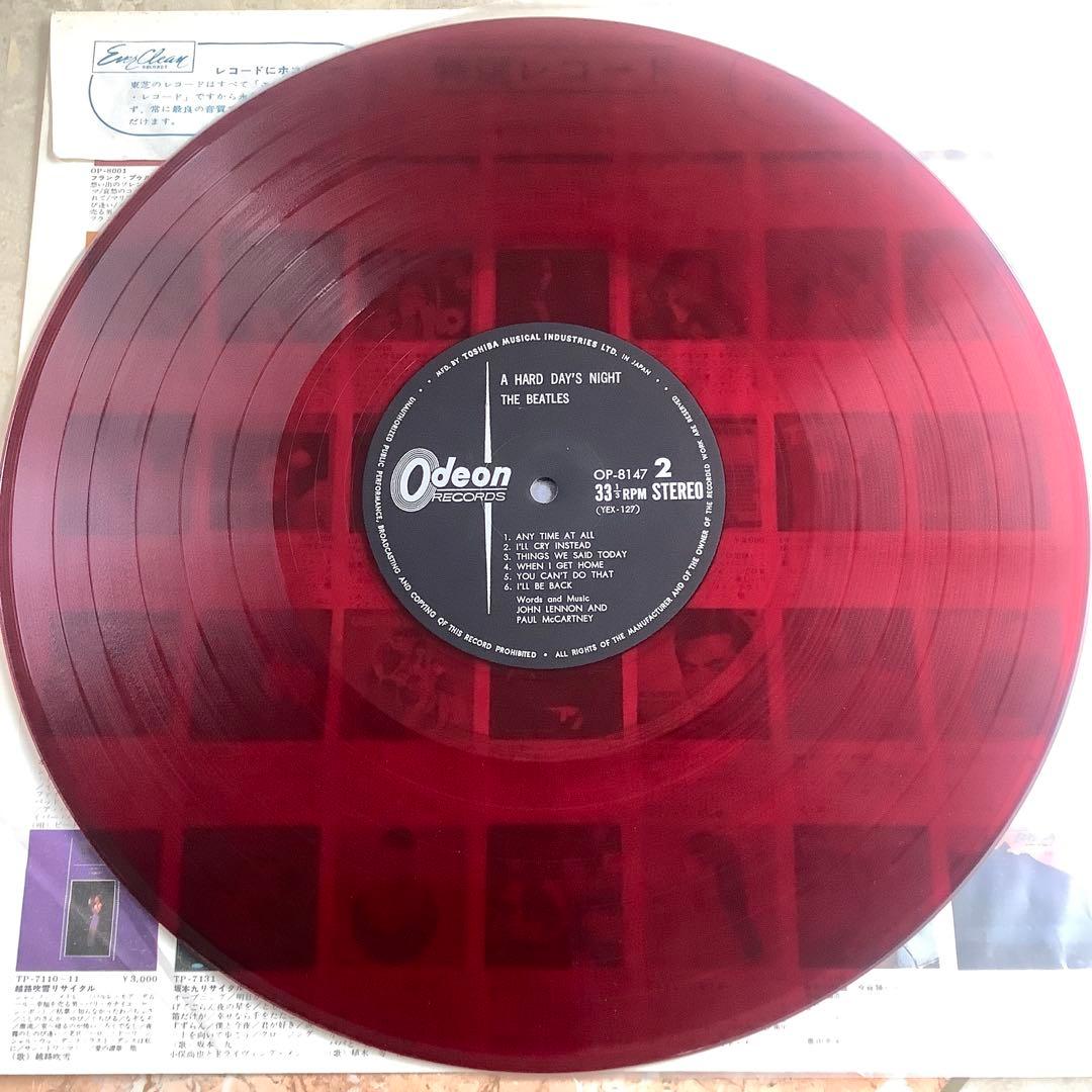 レア!レコード極美! オデオン2000円 赤盤 ビートルズがやってくる ヤァヤァ