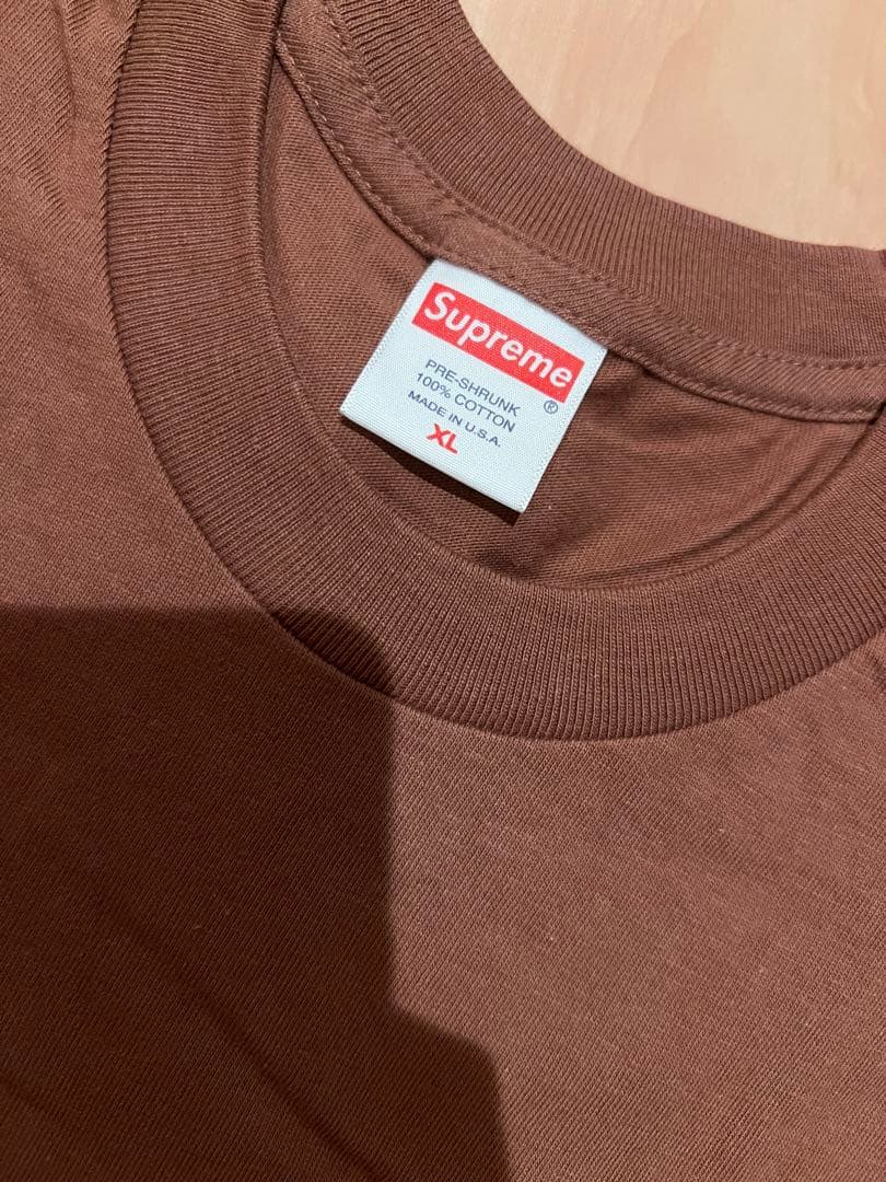 Supreme Tシャツ ブラウン XL