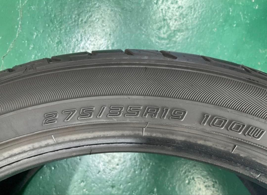 ほぼ新品 ダンロップ ルマンLM704 275/35R19 2本