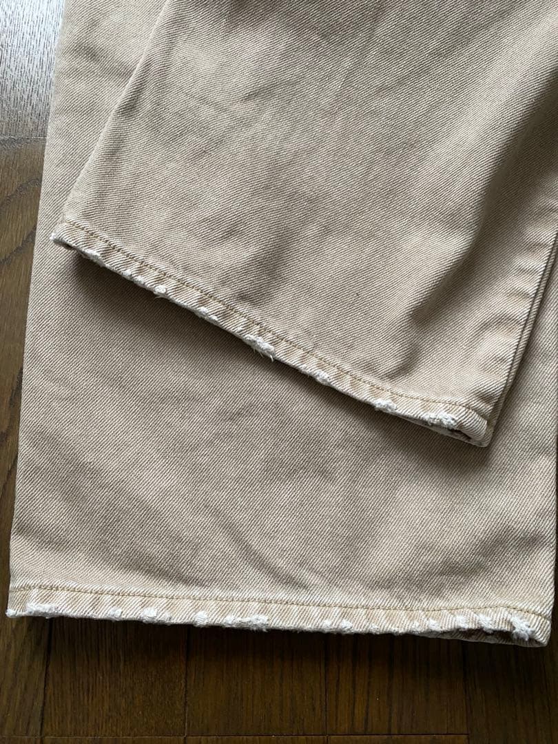 【別注】＜upper hights for conte＞ベージュ デニムパンツ