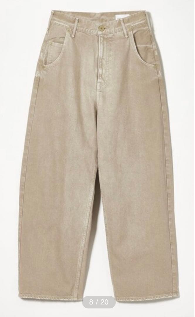 【別注】＜upper hights for conte＞ベージュ デニムパンツ
