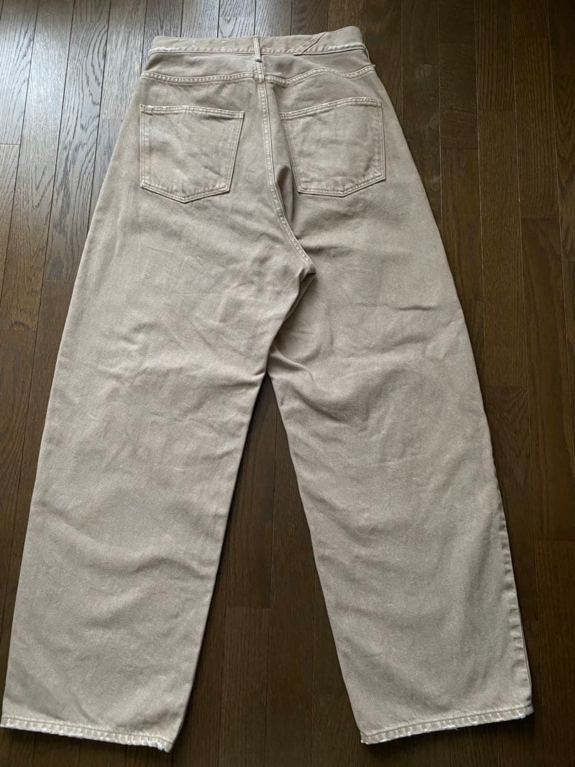 【別注】＜upper hights for conte＞ベージュ デニムパンツ