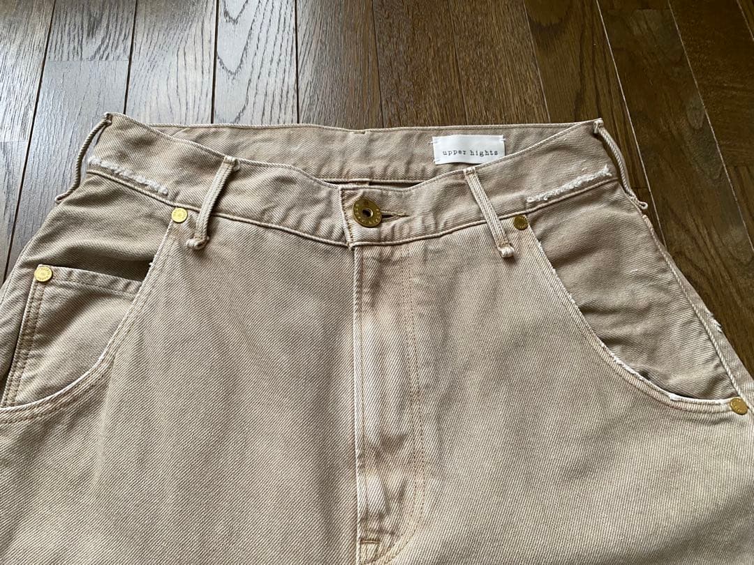 【別注】＜upper hights for conte＞ベージュ デニムパンツ