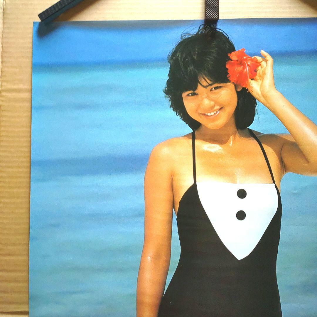 石川秀美／水着　新品　特典ポスター　店舗保管品　送料込み　80年代当時物 レア