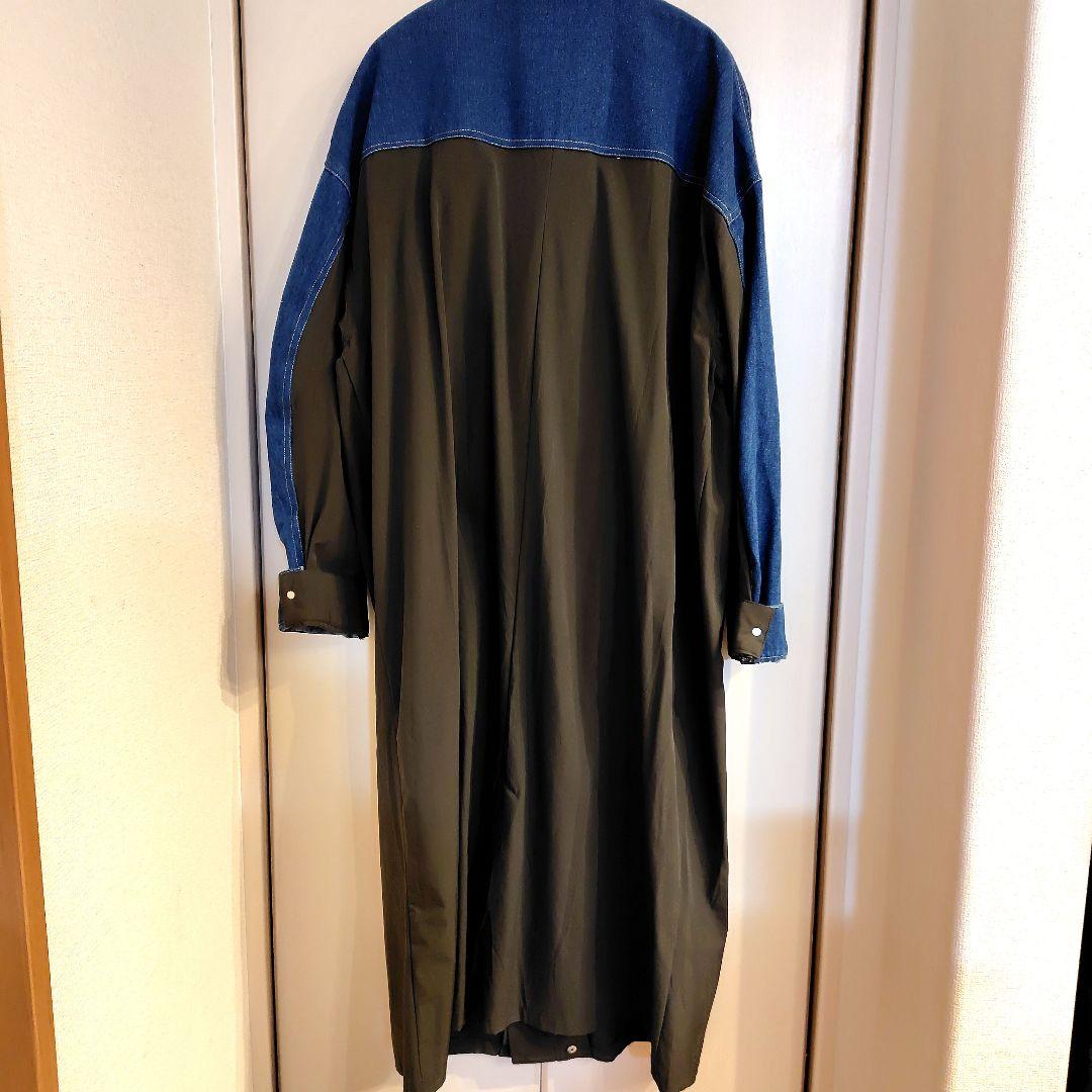 antiqua ドッキングロングコート