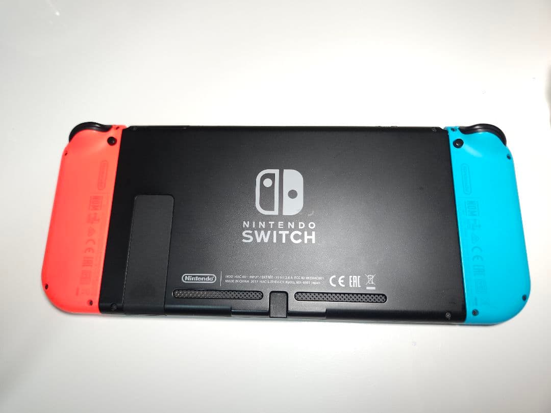 美品Nintendo switch 初代　本体付属品　赤箱　ケースつき