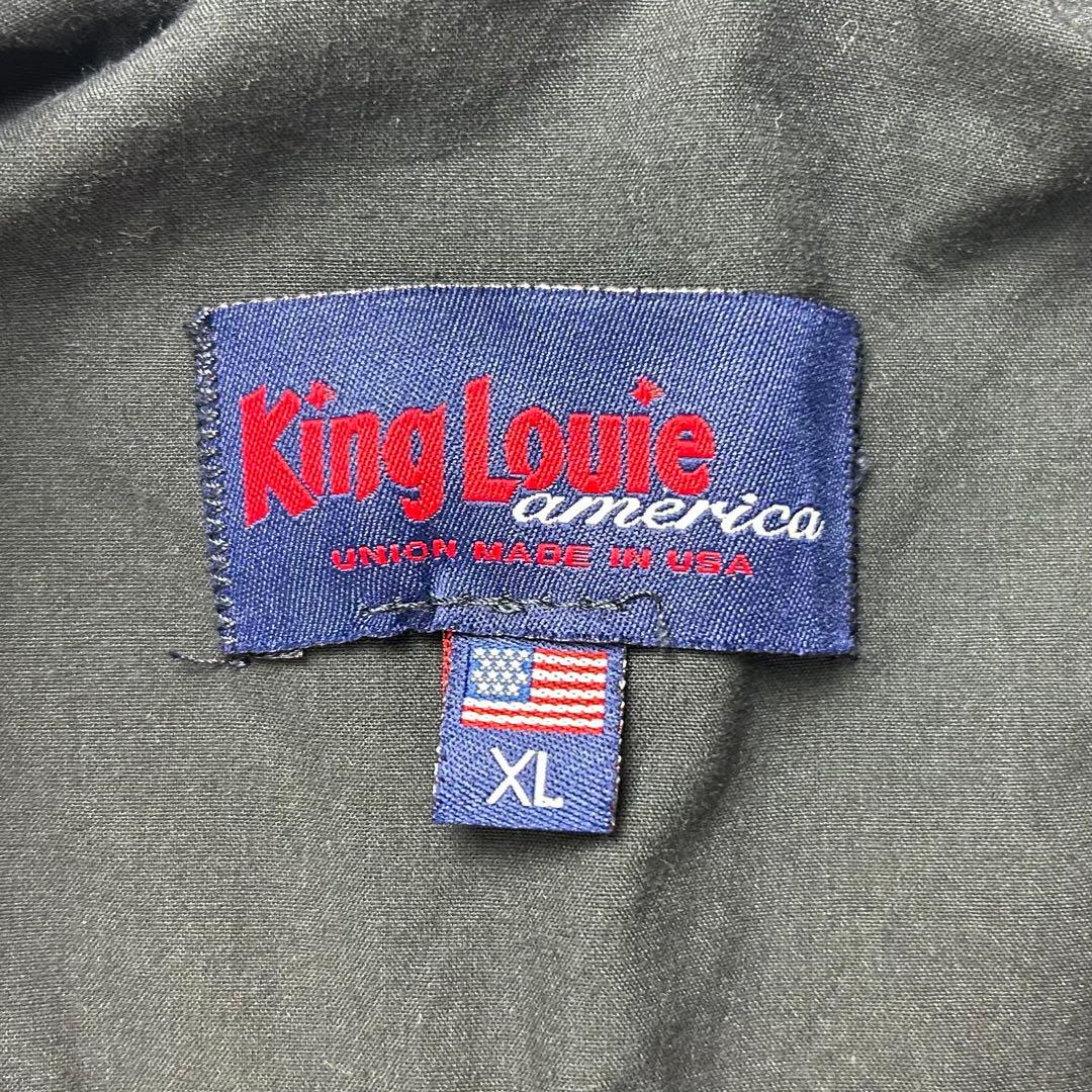 キングルイ USA製 刺繍企業ロゴ 襟コーデュロイ ダックジャケット 6442