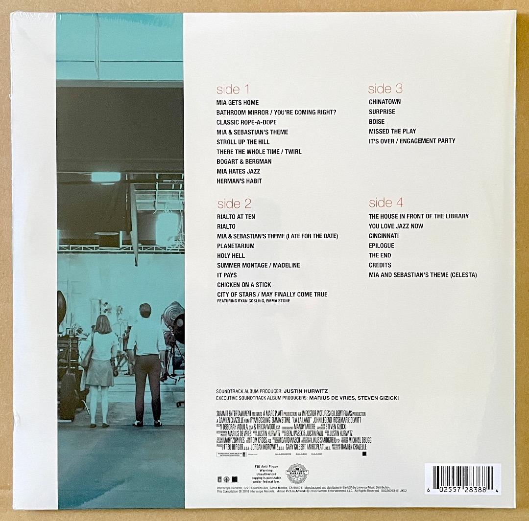 新品 2LP LA LA LAND スコア版 USオリジナル盤レコード 送料込