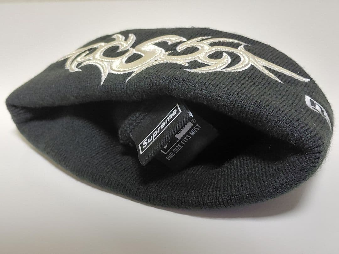 美品　Supreme × New Era　Tribal　S Logo Black
